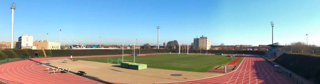 Atletiekpiste panorama