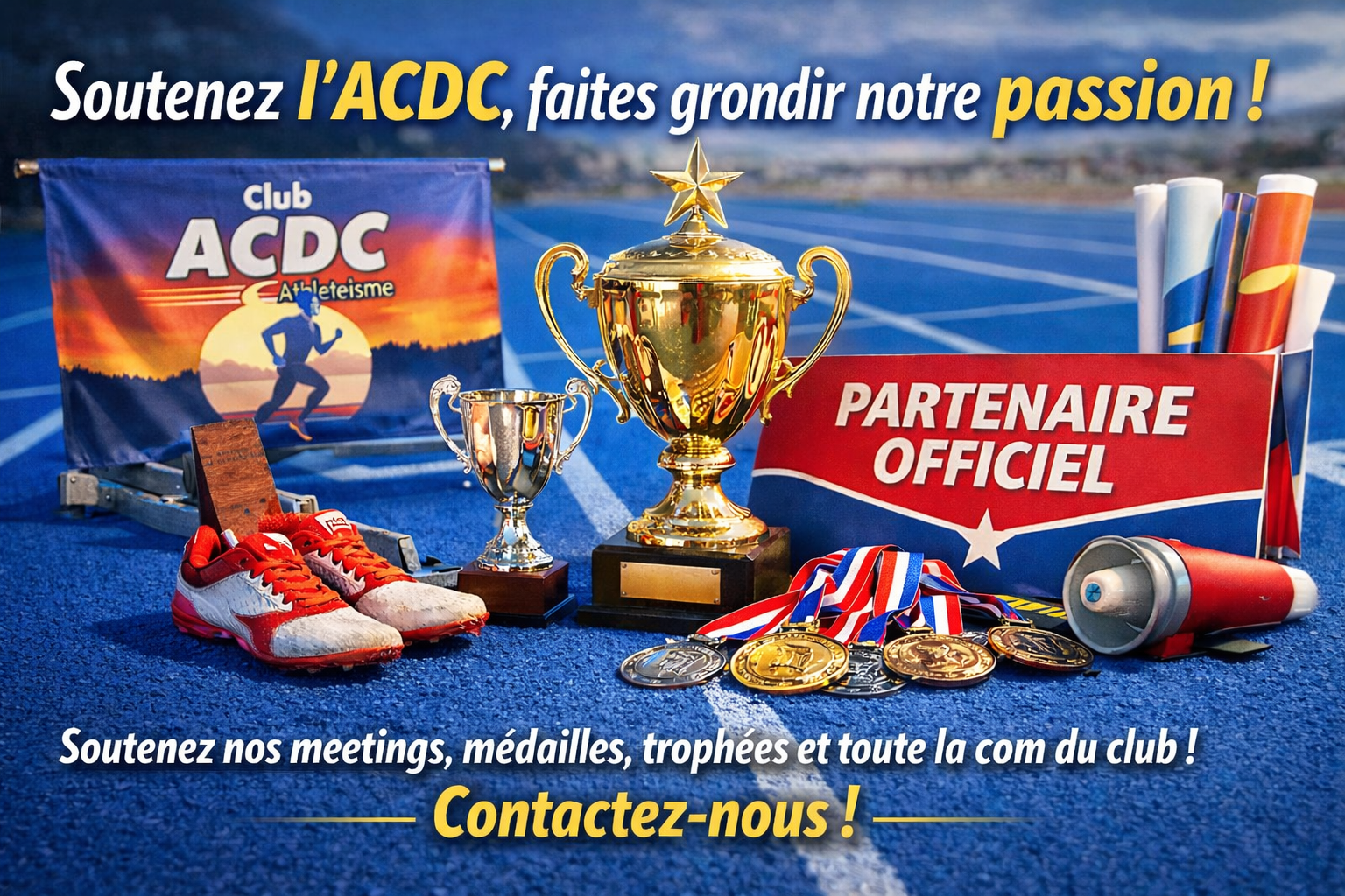 Soutenez l'ACDC et ses succès